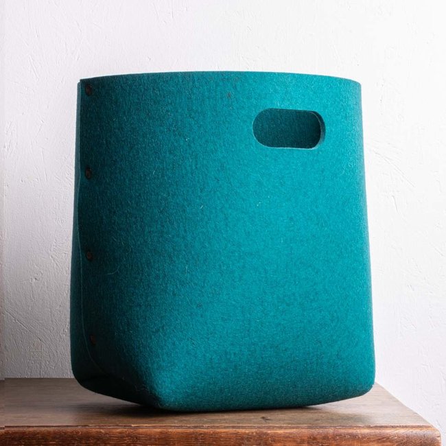 paper basket of felt