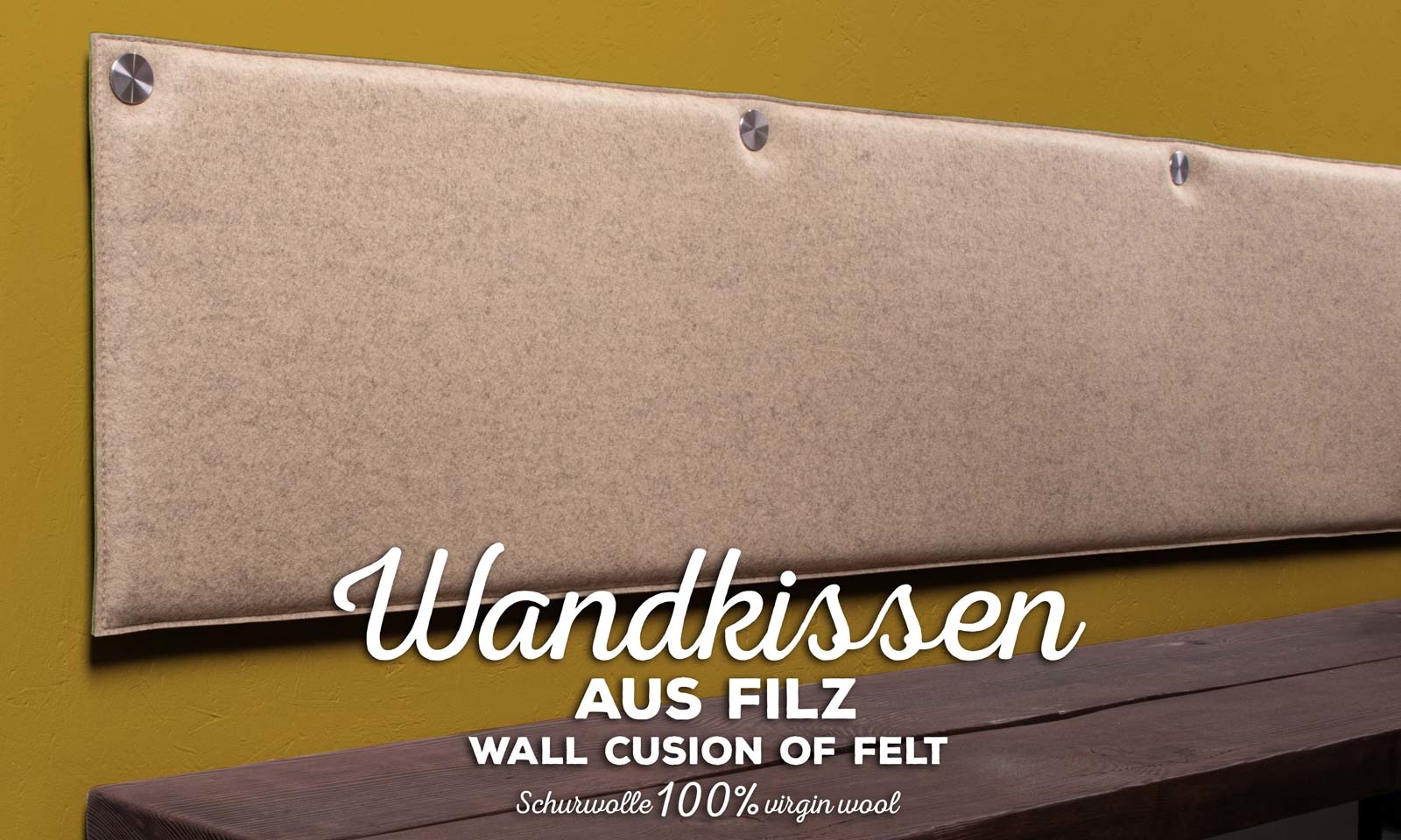 wall cushions felt - werktat