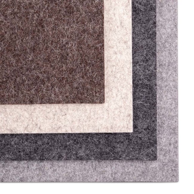 Bench mat felt made to measure two-tone