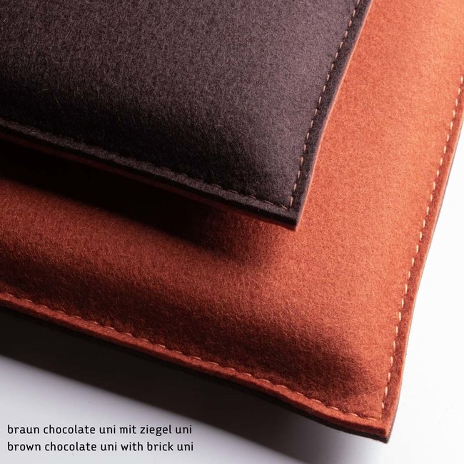 Trapez Sitzkissen Filz nach Maß