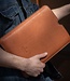 schlichte MacBook Lederhülle mit Futter aus Wollfilz