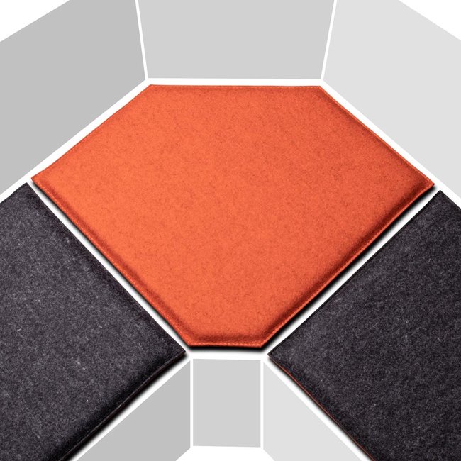 Corner cushion for corner bench, custom