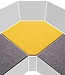 Corner pad for corner bench, custom, felt