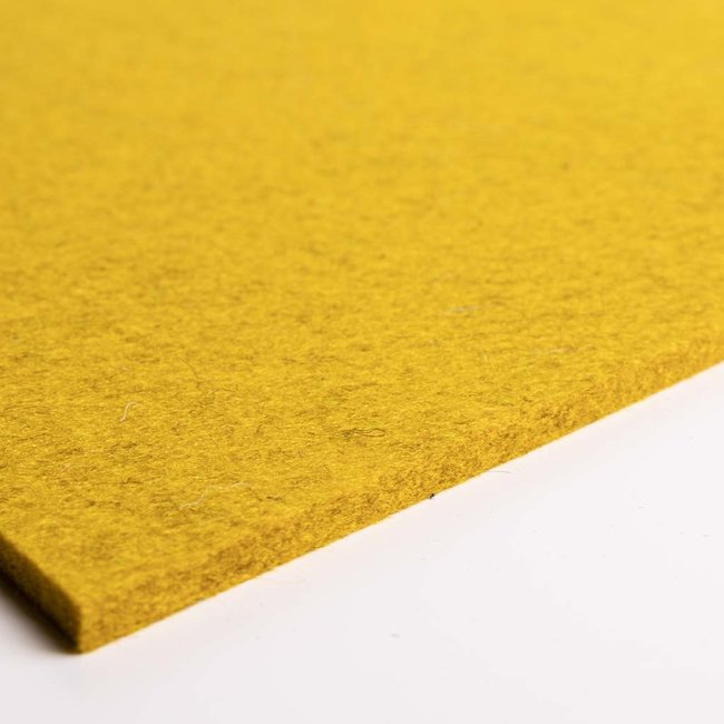 Corner bench pad, custom-made, felt