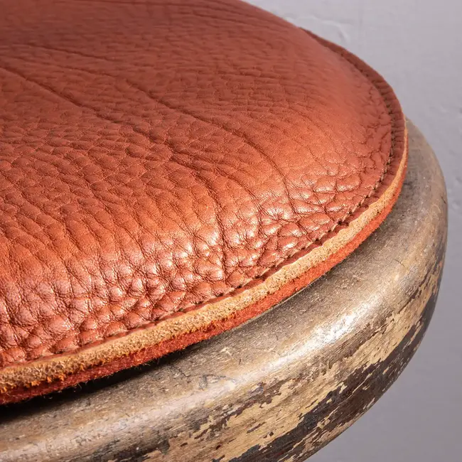 seat cushion leather round