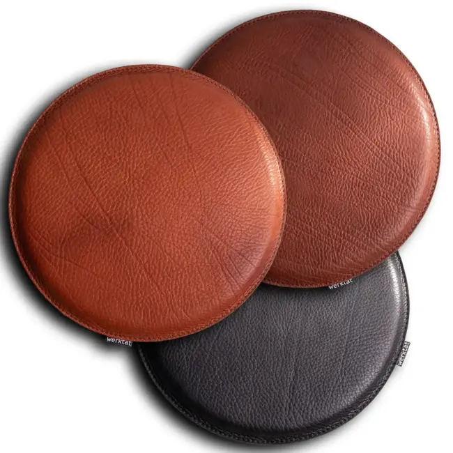 seat cushion leather round