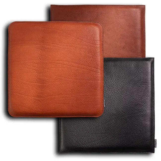 Leather seat cushion square