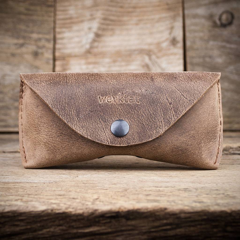 Soft Leather Eyeglass Case