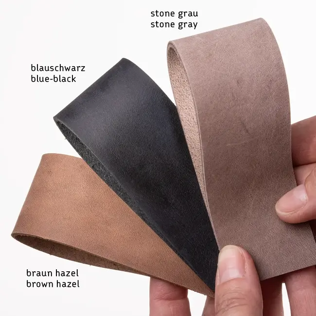 Wandkissen mit Lederschlaufen, Filz & Echtleder