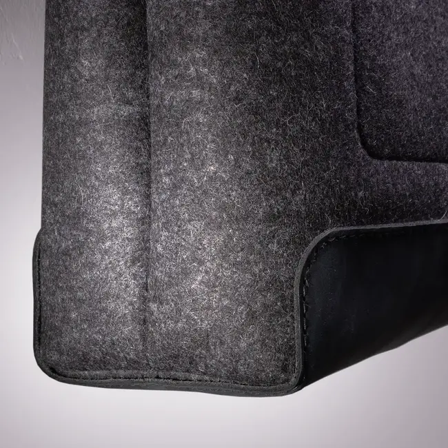 XXL Shopper Tasche aus Filz & Leder