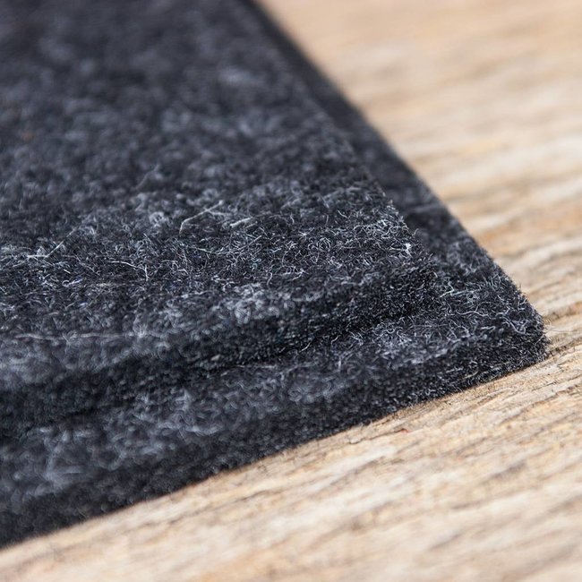 angular felt placemat, 5 mm wool