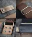 Compact Crossbody bag of wool felt and genuine leather – EMIL