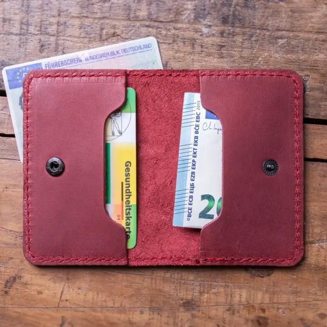 Kartenetui Leder