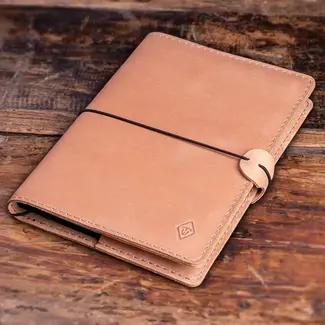 notebook with leather cover