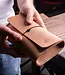 Cable pouch in cowhide leather