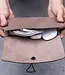 Cable pouch in cowhide leather