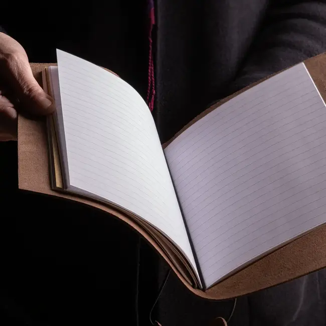 Notizheft Leder