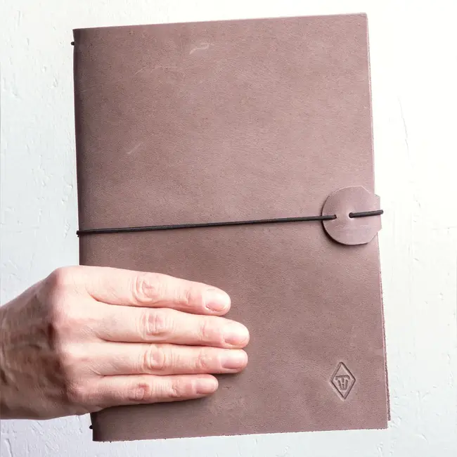 writing booklet leather