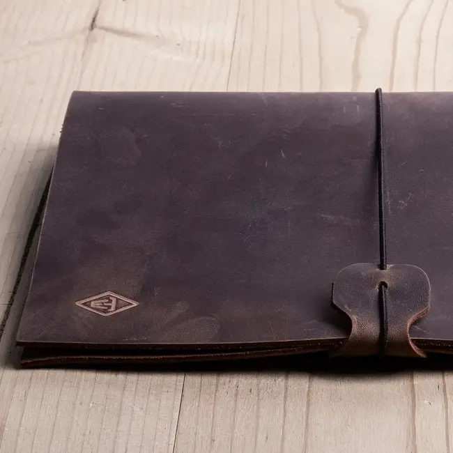 writing booklet leather