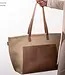 feltbag large in wool felt & buffalo leather BOAT BAG