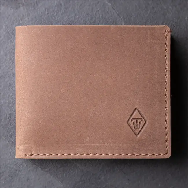 Bifold of leather