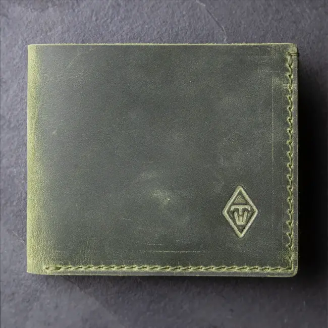 Bifold of leather