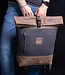 Rolltop Rucksack aus Wollfilz & Rindleder