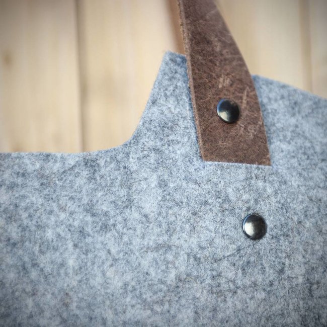 Shopper bag of felt