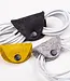 Cable ties from felt for USB and headphone cables