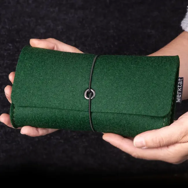 Felt cable pouch