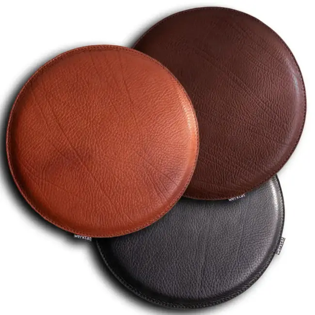 seat cushion leather round