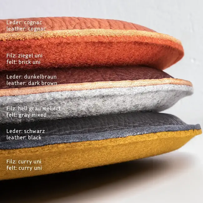 seat cushion leather round