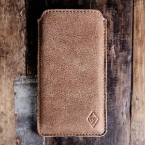 Büffel-Lederhülle für iPhone