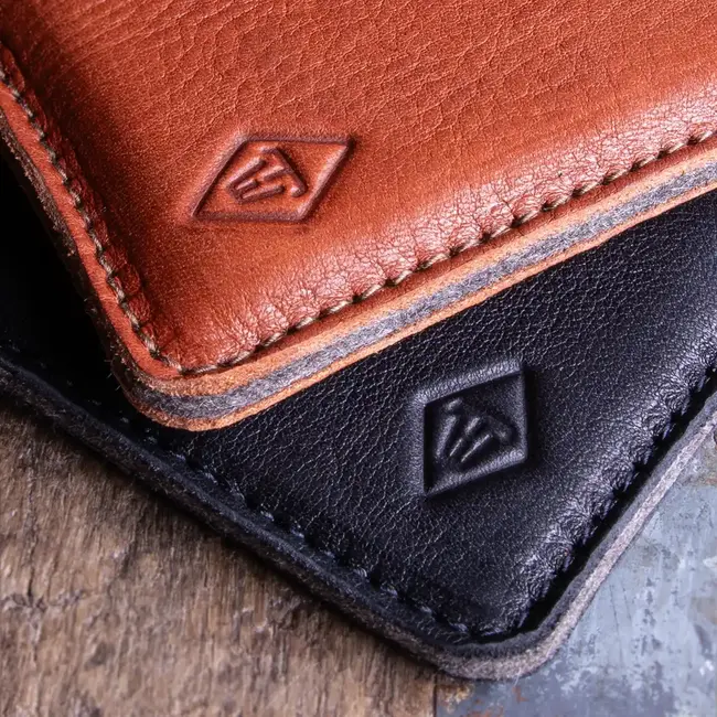 iPhone leather sleeve made from premium vegetable-tanned leather