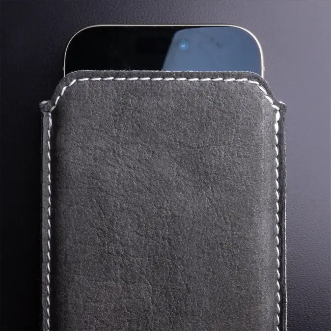 Handy Hülle aus Nubuk-Leder