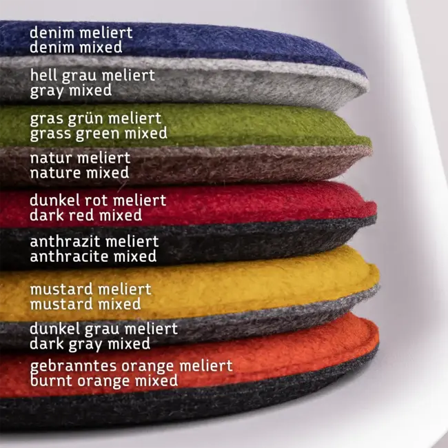 Seat cushion suitable for IKEA ODGER of felt