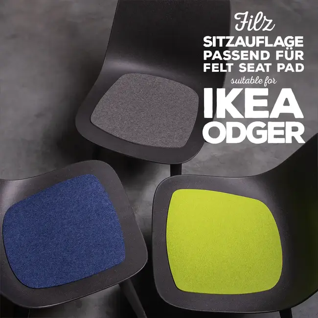 Stuhlauflage für ODGER von Ikea passend – Filz