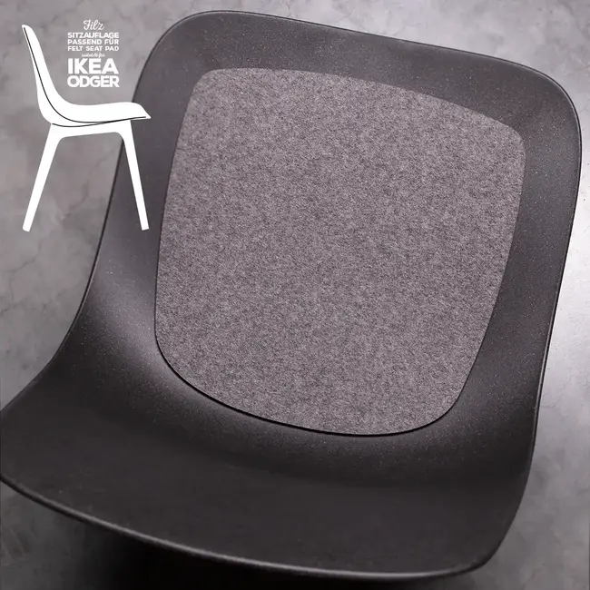 Chair pad for ODGER by Ikea suitable – felt
