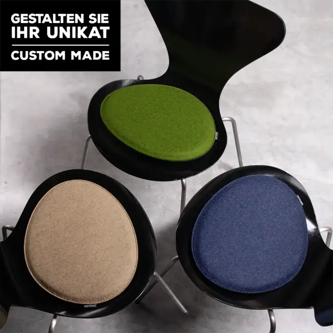Fritz Hansen Series 7 seat cushion felt – suitable crafted