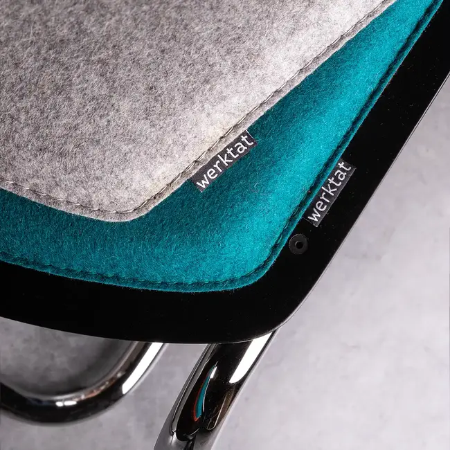 Seat cushion in felt for Thonet S 43
