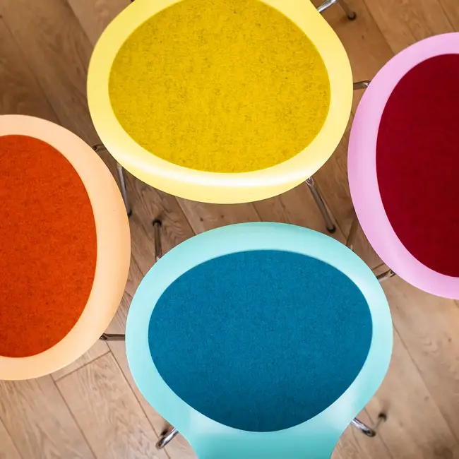 Seat pad of felt suitable for Fritz Hansen Series 7