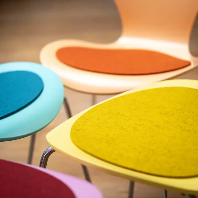 Seat pad of felt suitable for Fritz Hansen Series 7