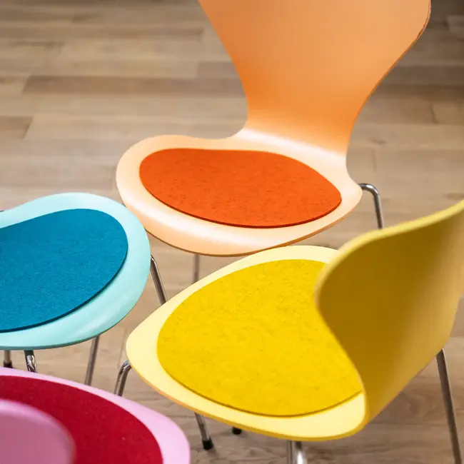 Seat pad of felt suitable for Fritz Hansen Series 7