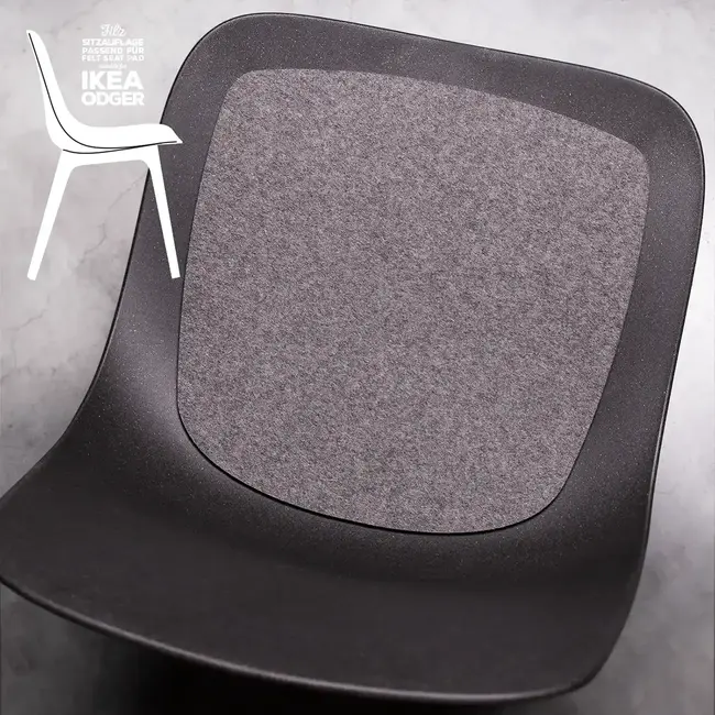 Chair pad for ODGER by Ikea suitable – felt