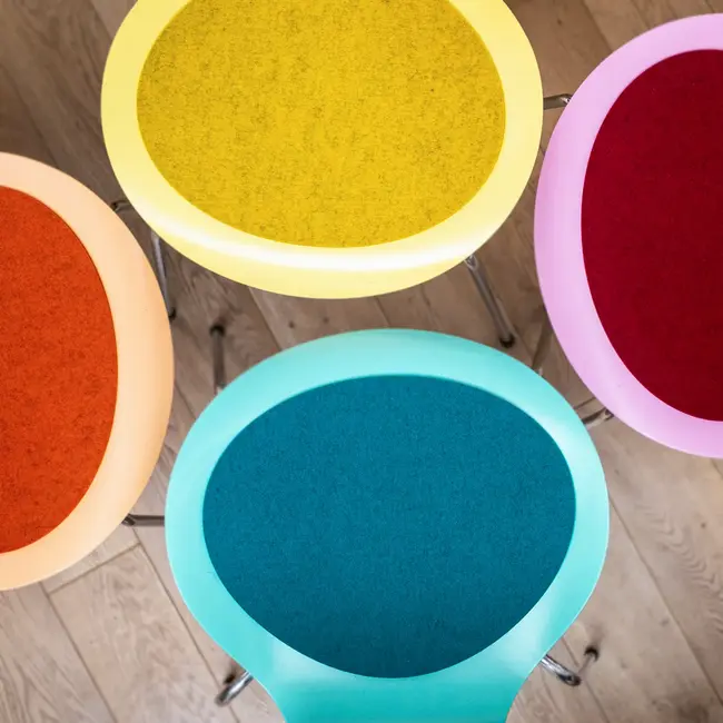 Seat pad of felt suitable for Fritz Hansen Series 7