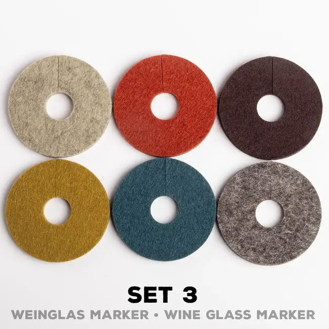 Glass marker for wine & champagne glasses