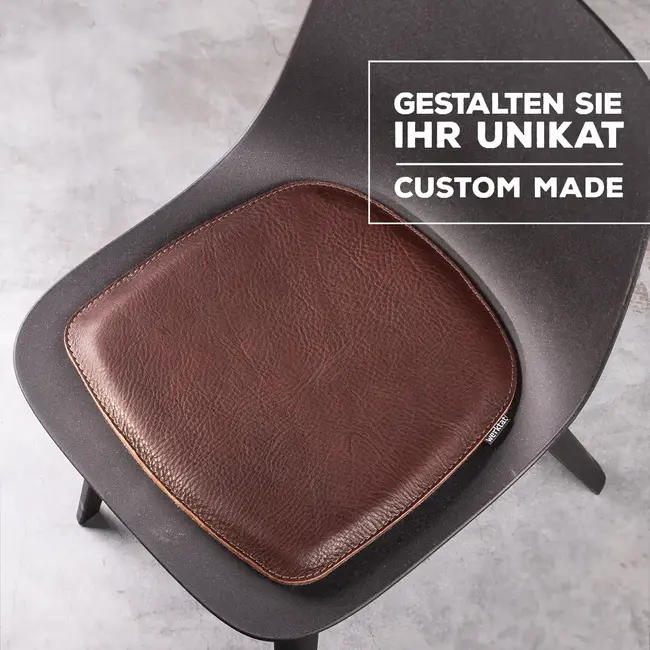 Sitzkissen aus Leder für Odger von Ikea