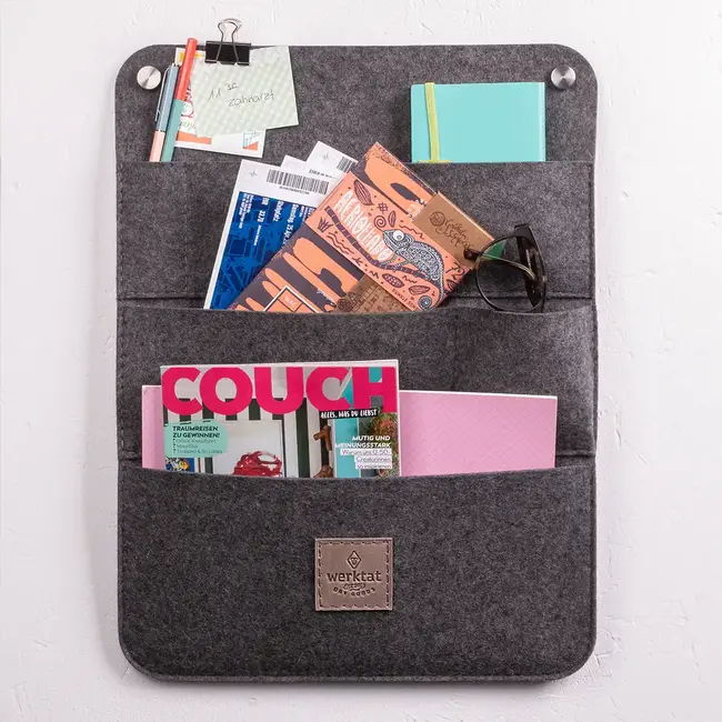 Hanging bag made of felt