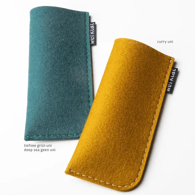 slip-in eyeglass case from felt
