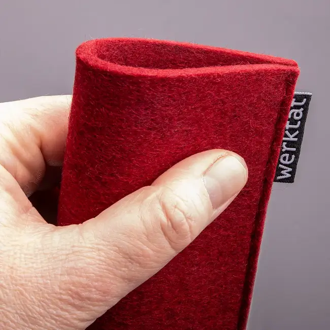slip-in eyeglass case from felt